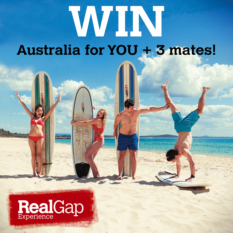Competition: Win a Holiday to Australia for YOU + 3 mates