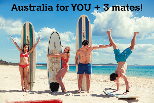 Competition: Win a Holiday to Australia for YOU + 3 mates