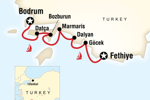 Sail Turkey - Bodrum to Fethiye