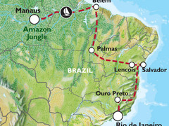 Rio to Manaus via The Guianas (57 Days) Tropics of South America