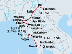 China, Burma & Thailand