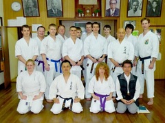 Karate Training in Okinawa, Japan