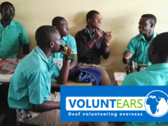 Deaf volunteering in Ghana