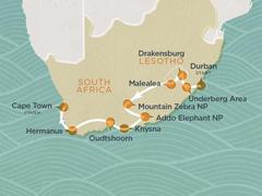 Coast, Lesotho & Cape Town