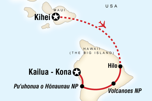 Hightlights of Hawaii – Maui & Big Island
