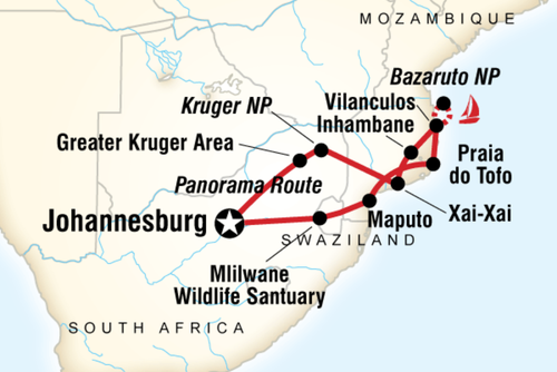 Mozambique, Kruger & Swazi Discoverer
