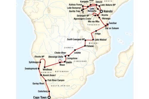 Ultimate Africa Adventure (54 days)