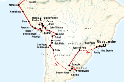 The Great South American Journey - Quito to Rio Adventure