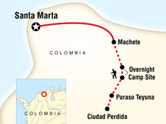 Colombia  - Lost City Trekking