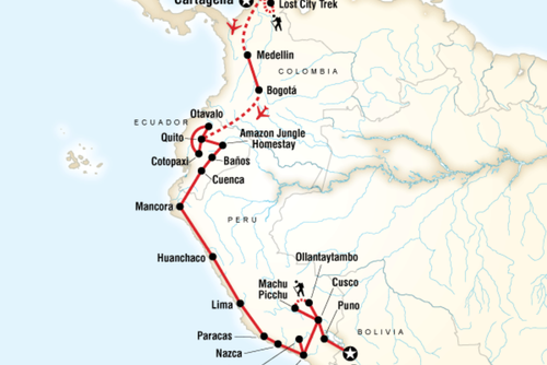 Colombia through the Andes - Cartagena to La Paz