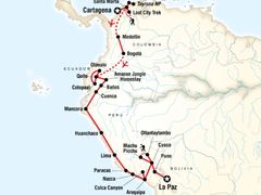 Colombia through the Andes - Cartagena to La Paz