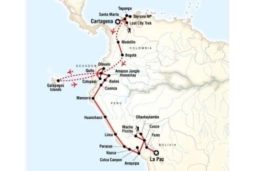 Colombia, Andes & Galápagos