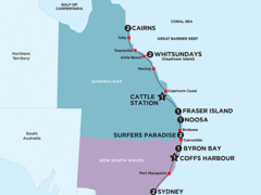Beaches and Reefs with Whitsundays Sailing (Start Sydney)