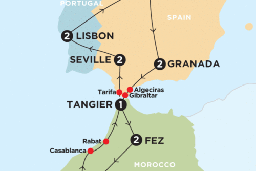Spain, Morocco & Portugal