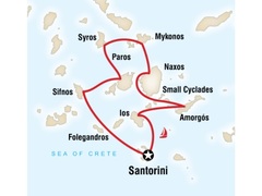 Sailing Greece - Santorini to Santorini