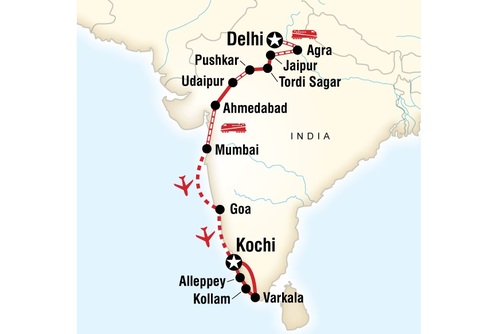 North to South India on a Shoestring