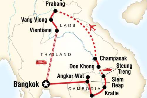 Mekong Adventure Tour of Thailand, Cambodia and Laos