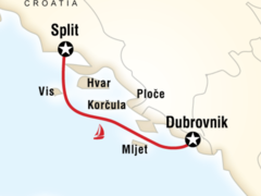 Dubrovnik to Split and Sailing Adventure