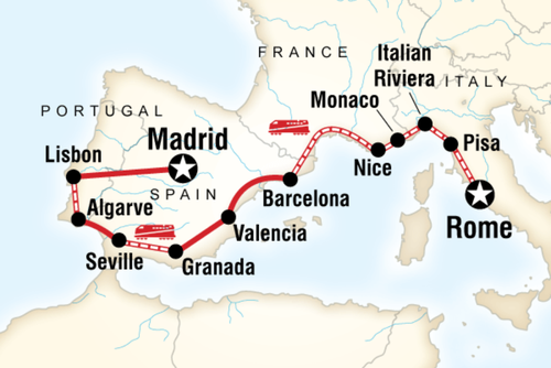 Rome to Madrid on a Shoestring