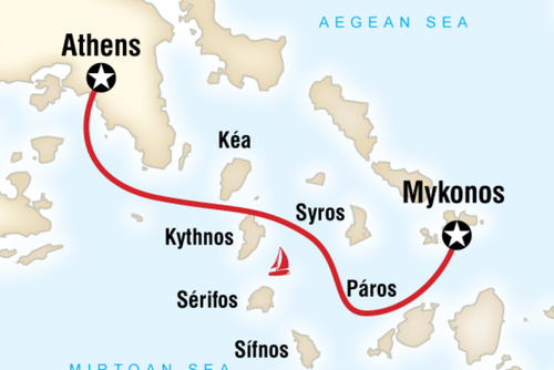 Sailing Greece - Athens to Mykonos