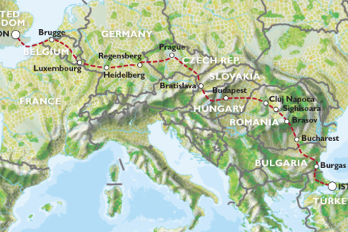 London to Istanbul (14 days) Trans Europe