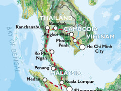 Ho Chi Minh City to Singapore (44 days) South East Asia Highlights
