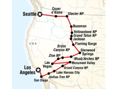 Los Angeles to Seattle Road Trip