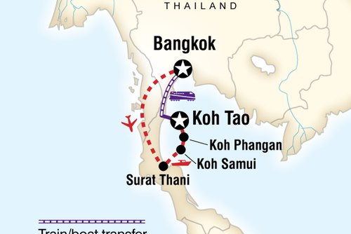 Thailand Island Hopping East Coast (8 days) Bangkok to Ko Tao
