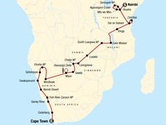 Serengeti, Falls & Cape Town Adventure
