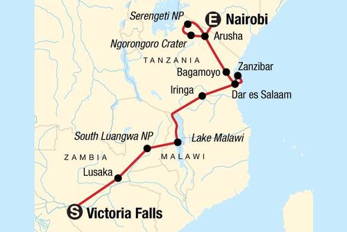 Nairobi to Victoria Falls Adventure