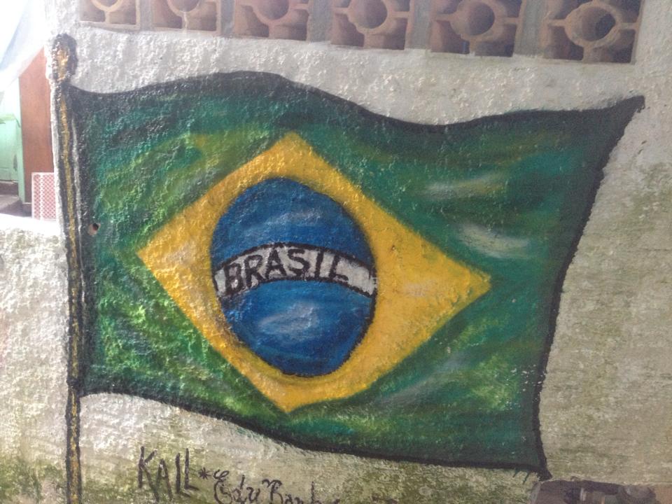 Brasil flat wall murial