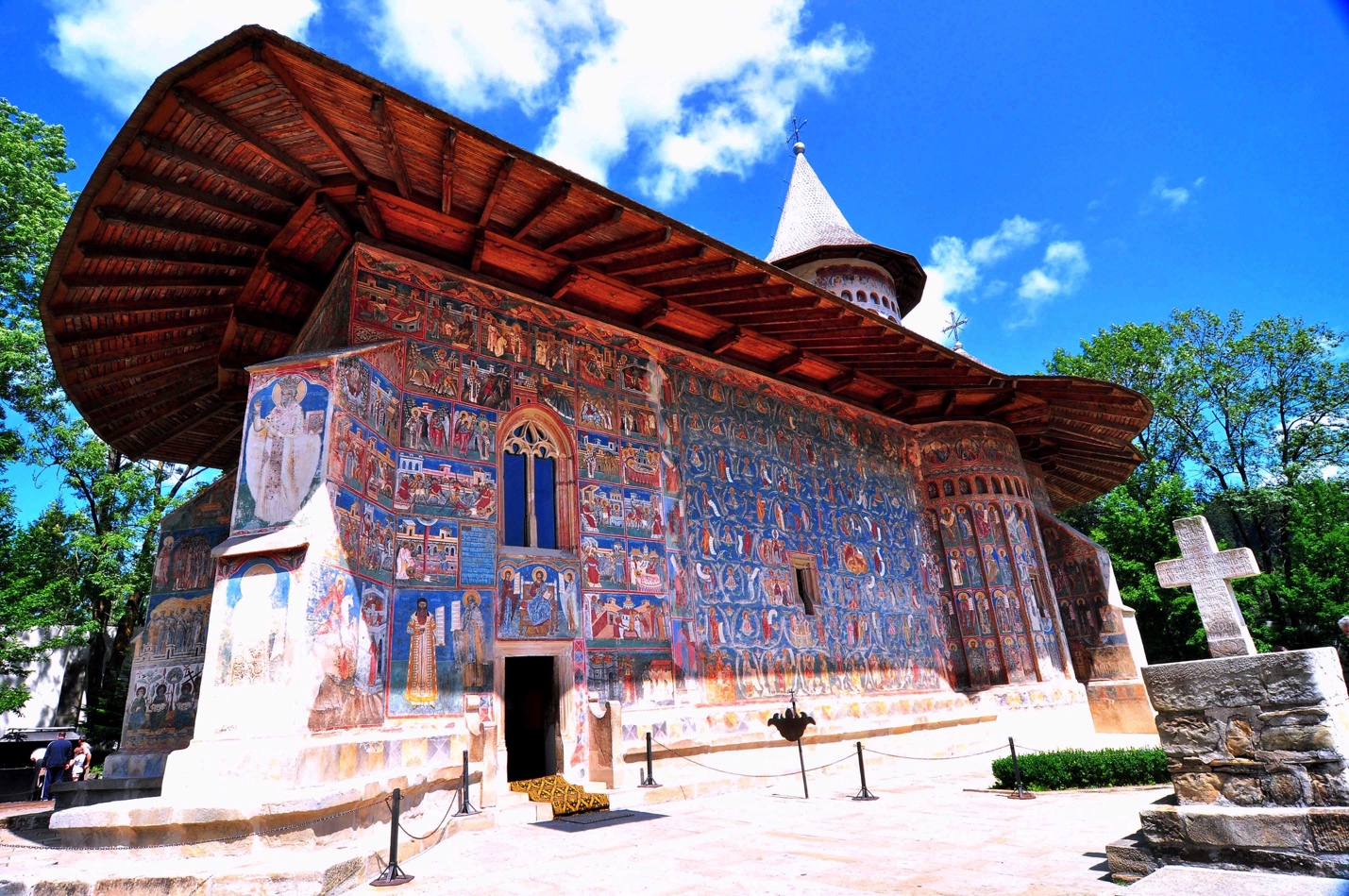 Voroneț Monastery. Bucovina, Romania