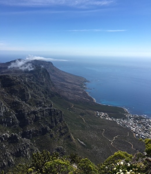 Cape Town view from table mountain