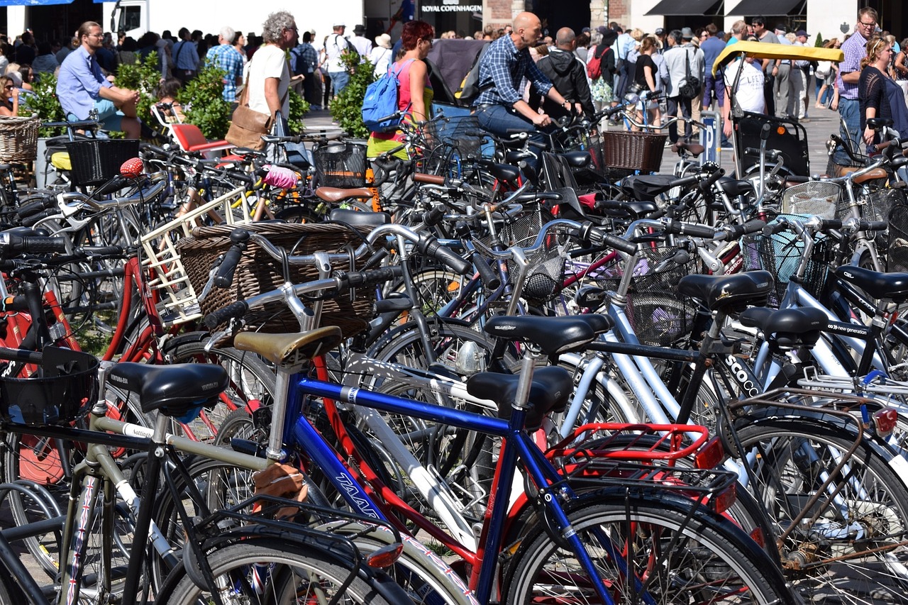 Copenhagen transport bikes