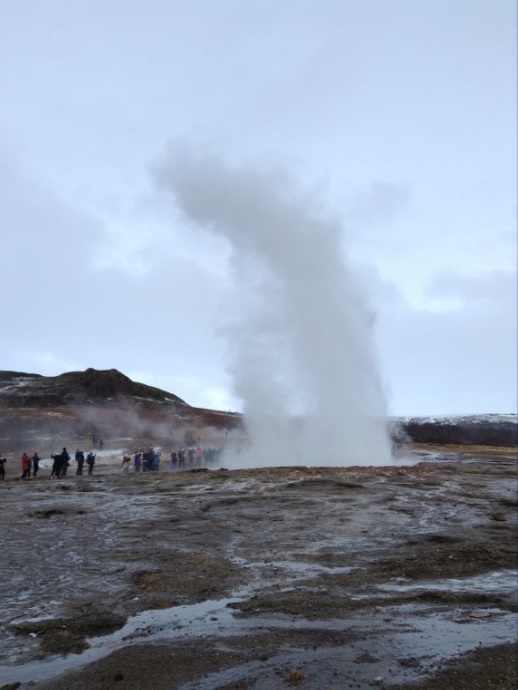 Iceland thermal spring pool