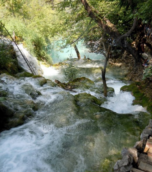 Plitvice national park waterfall