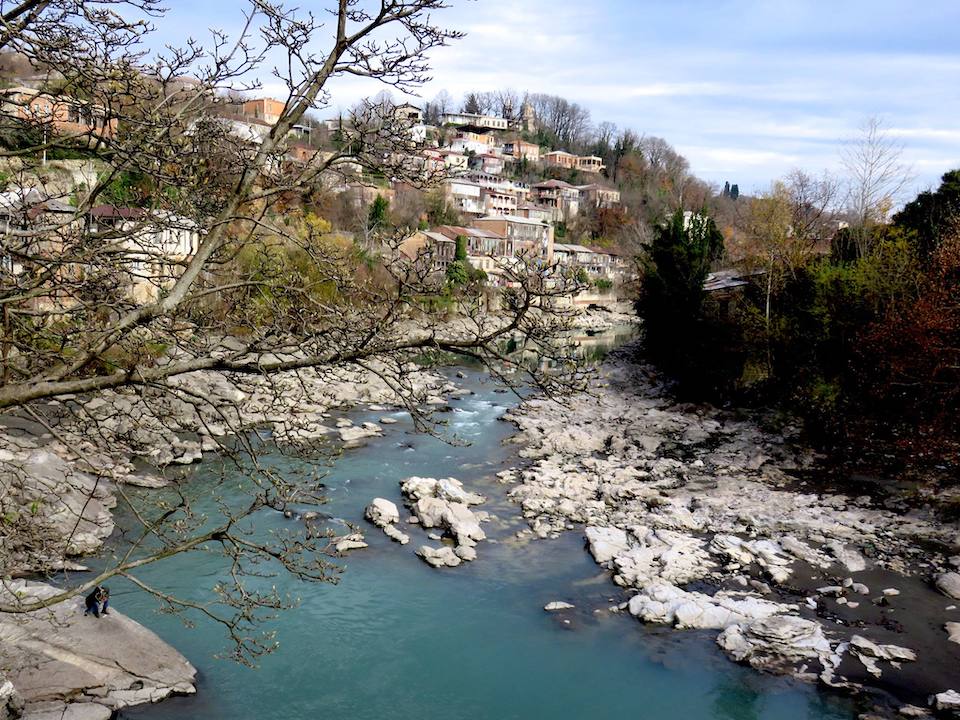 River Rioni, Kutaisi, Georgia