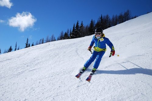 Skiing Megeve