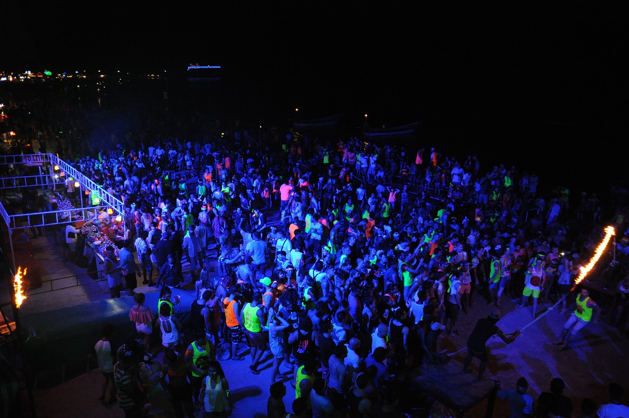 Thailand beach party