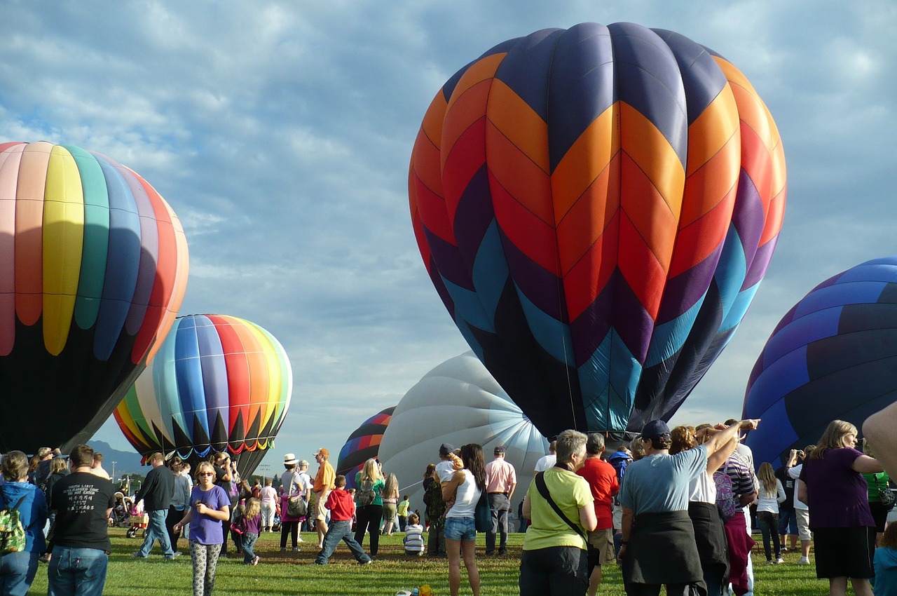 Hot air  balloon festival Colorado Springs